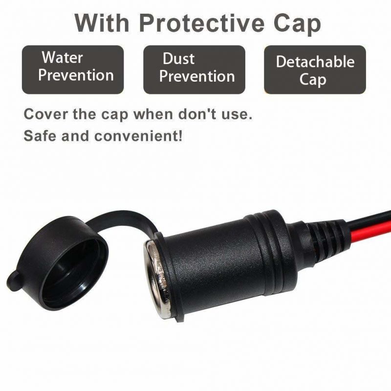 SAE to Female Connector Extension Cord, for Battery Chargers