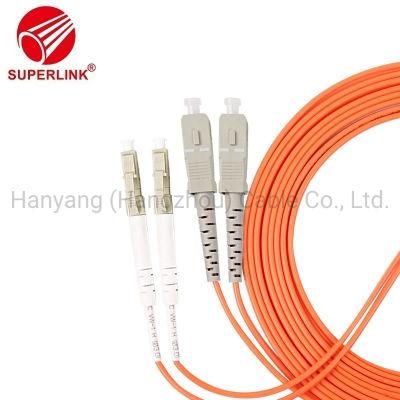 Optical Fiber Cable Sc LC Multimode Single Mode Duplex FTTH