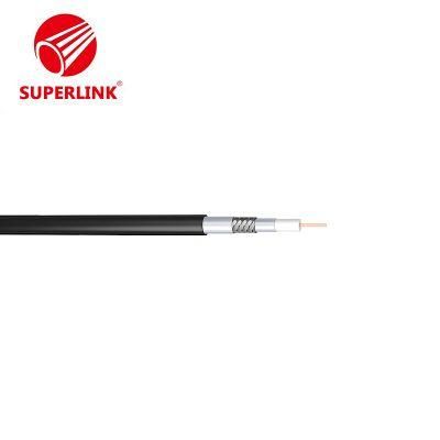 Copper RG6 Coaxial Cables Telecommunication Cable CCTV Satellite