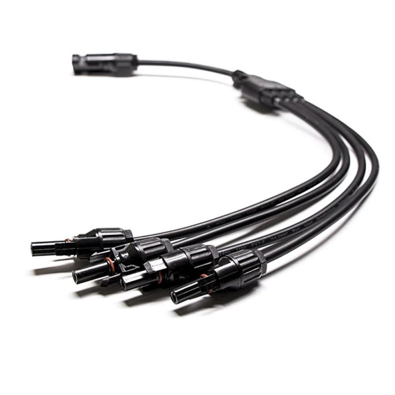 4 to 1 Y 4mm Mc4 Multi Branch Connector