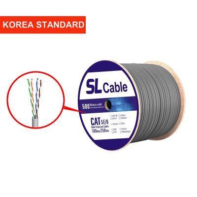 SL Brand UTP Cat5e LAN Cable 25AWG CCA 500m UTP Cable Network Cable Ethernet Cable Indoor