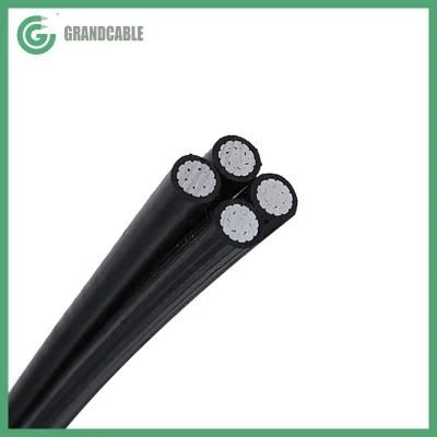 4X70mm2 Al Aluminimum Conductor XLPE Insulated Aerial Bundled Cable (ABC) AS NZS 3560.1