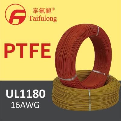 Taifulong PTFE UL1180 16AWG 200&deg; C 300V Nickel Plated Copper Electric Wire Connector Teflon Wire