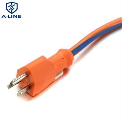 Us Hot Sale Waterproof 16A 125V 3 Pin Power Extension Cord