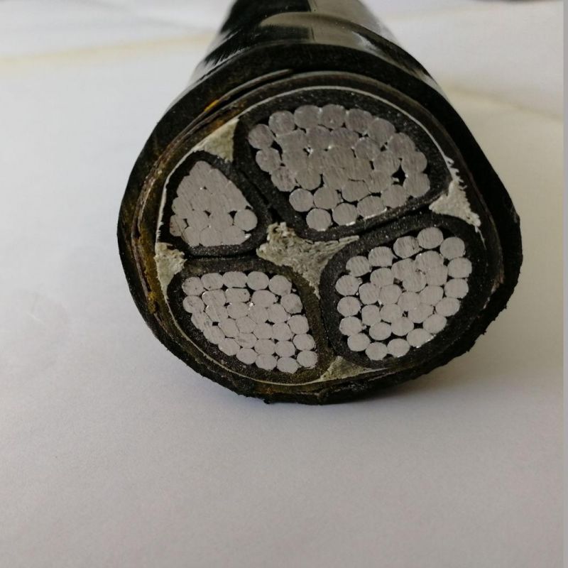 0.6/1kv Cables De Reseau Souterrain Cable Bt 3X95+50mm2 Alu Steel Armour U 1000 Arvfv Cable