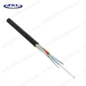 12 Core G652D FRP GYFTY Fiber Optic Cable with Glass Yarn Anti Rodent PE Jacket