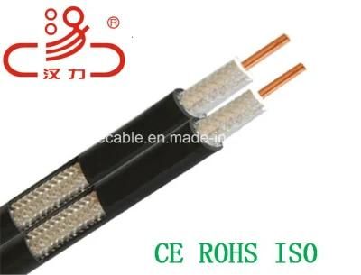 Double Wire Rg59 Coaxial Cable/