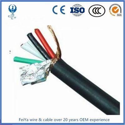 600V 3*120+3*16mm Flexible Rubber PVC Frequency Converter VFD Shield Power Electric Cable