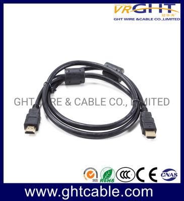 High Definition Speed HDMI Cable with Two Ferrites or Ring Cores for 1.4V 2.0V 1080P (D003)