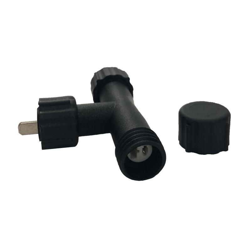 IP76 IP68 PVC T Joint Waterproof Connector for Light