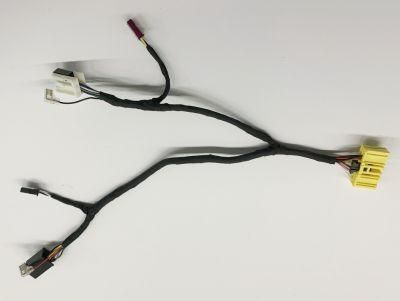OEM Customized Flexible Twin Cable Wire Harness with Original Connector for Auto Parts