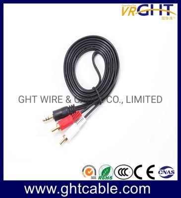 1.5m 3.5mm to 2RCA Male to Male Audio Cable