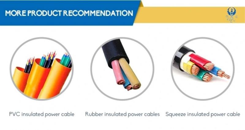 H05vvf Building Indoor Outdoor Electrical Flexible Power Aluminium Copper Control Cable Electric Wire Coaxial Waterproof Rubber Cable