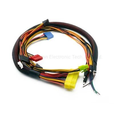 Male Female Mini-Fit ATX Wire Harness with Molex Connector Cable Assembly 20.24pin Wiring Harness