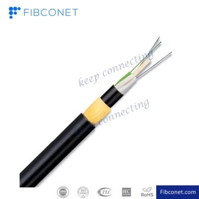 FTTH Outdoor G657A1 G657A2 Fiber Optic ADSS Cable All Dieletric Self-Supporting Aerial Cable