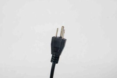 3 Lead Us Plug Cable with Loose End for Machine Use