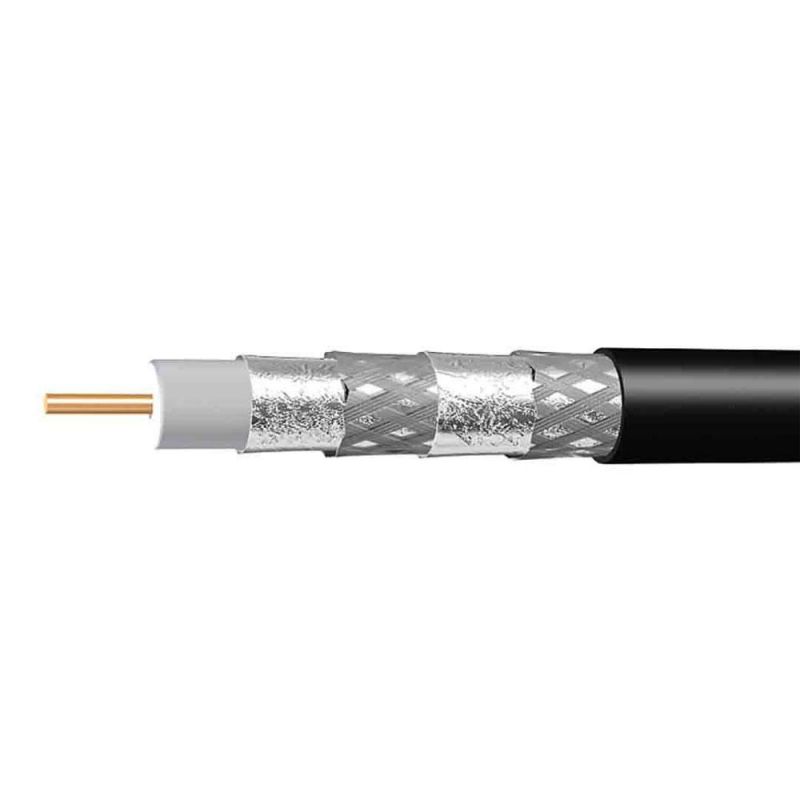 Rg58/Rg59 Bc/CCS Quad-Shield House Drop Coaxial Cable From High Technology Manufacture in China