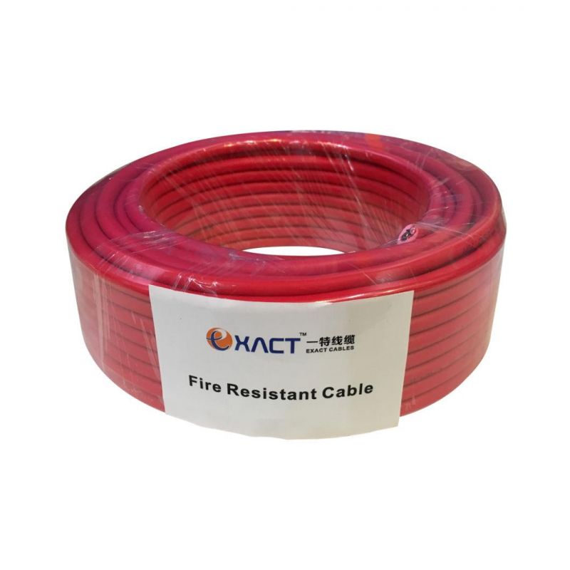 Factory-Screened Unscreened 2X1.5mm2 Tinned Copper/Copper Stranded Solid Fire Resistant Silicon Rubber Low Smoke LSZH LSOH PVC Jacket Fire Alarm Cable