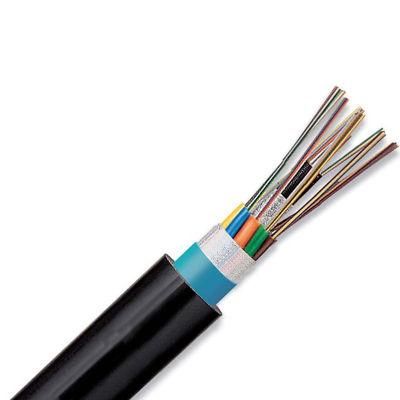 Outdoor GYTA 12 24 48 Core Armoured Optic Fiber Cable