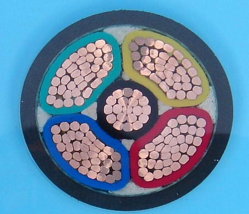 4+1 Core Copper Core Power Cable Yjv 1kv 4X150 + 1X70 4X120 + 1X70