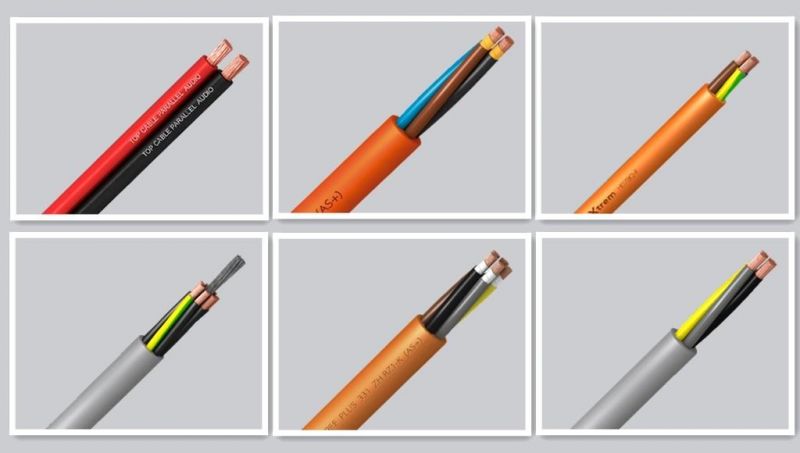 Nyy H07z-R H07rnf Industrial Flexible Cable PVC Insulation PVC Outer Sheath Wire Cable
