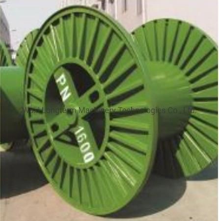 Big Steel Corrugated Spool for Cable Machine, Corrugated Steel Bobbin for Wire Stranding#