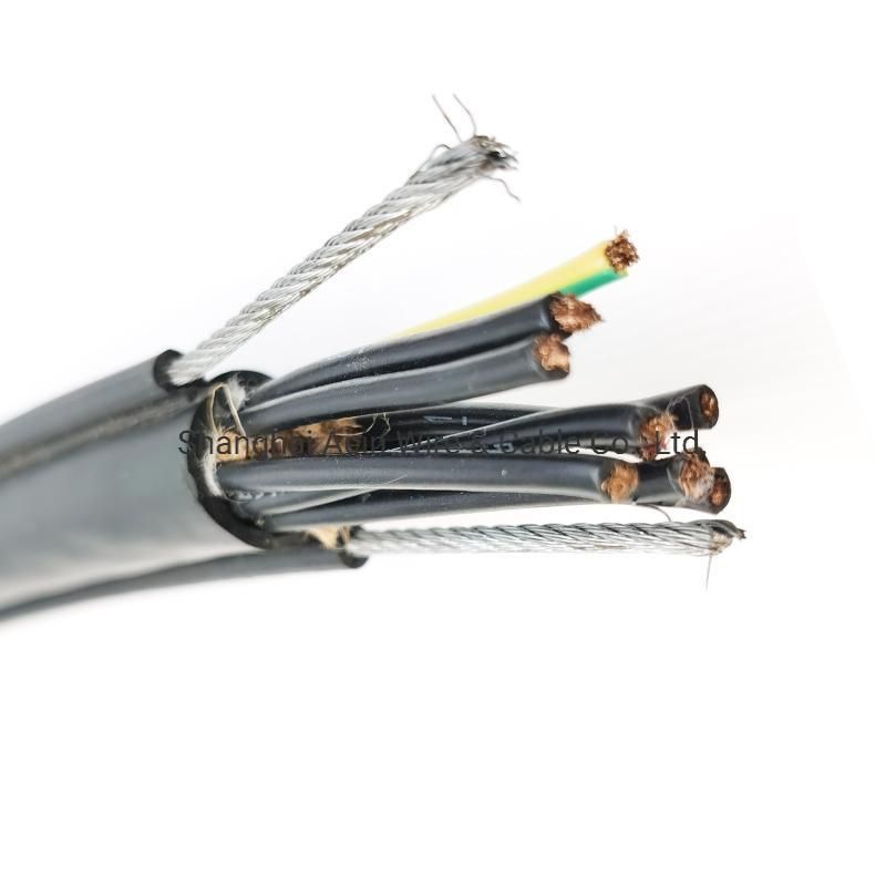 Lift-2s-187 Lift Cable with Two Supporting Steel Wires