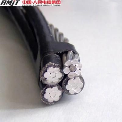 0.6kv/11kv/22kv/35kv XLPE Insulated Overhead Service Drop Cable ABC Cable