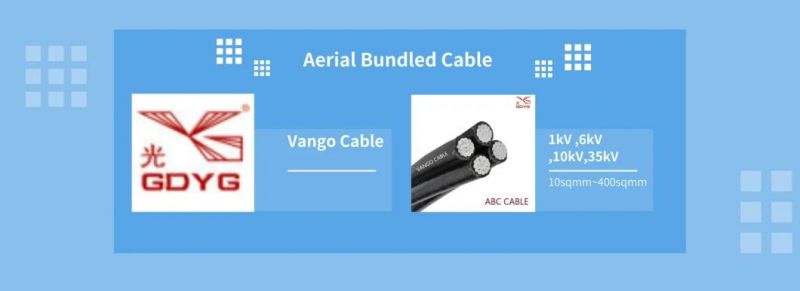 Low Voltage XLPE/PVC Insulated Overhead Aluminium Cable, Aerial Bundled Cable for Power Transmission