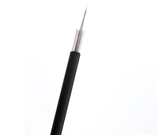 FTTH Indoor Gjsfjbv 2 Core Fiber Optic Multi-Core Double Tube Spiral Armored Cable G657A1 and G657A2