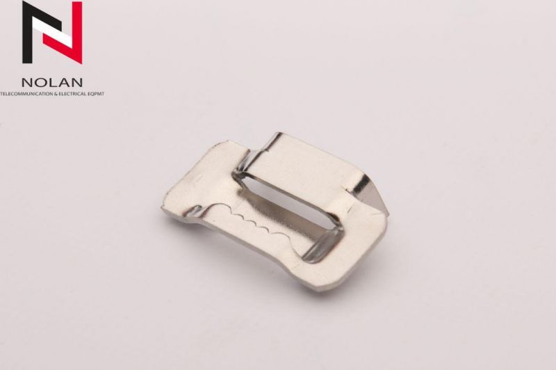 Electric Cable Clamp 201 Stainless Steel Buckles for Banding Strap Stainless Steel Buckles