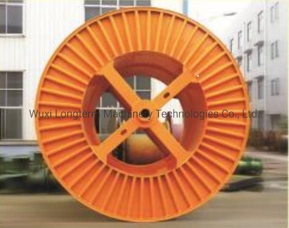 Big Steel Corrugated Spool for Cable Machine, Corrugated Steel Spool for Wire Stranding#