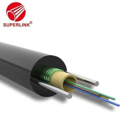 Outdoor Optical Fiber Cable GYXTW 12 Core G652D Fiber Optic Cable