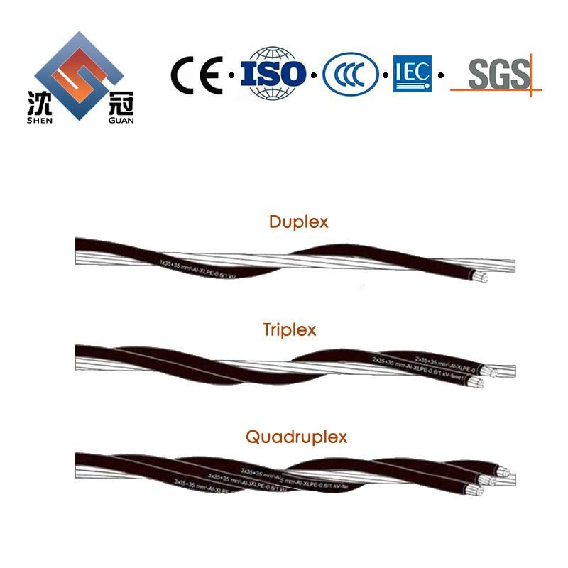 Shenguan Manufacturer Electric Copper Wire Low Voltage Electrical Power Cable Flame Retardant Aluminium Alloy Cables Conductor PVC Sheath Underground
