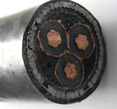 China Supply XLPE Insulated Copper 6/10 (11) Kv Al XLPE Swa PVC 3X300mm2 Power Cable