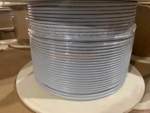Bare Copper UTP 23AWG 0.57mm PVC Jacket Grey Color Cat 6 Ethernet Cable 1000FT LAN Cable