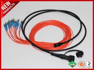 Fiber LC to ST Optic Waterproof Outdoor Assembly Cable
