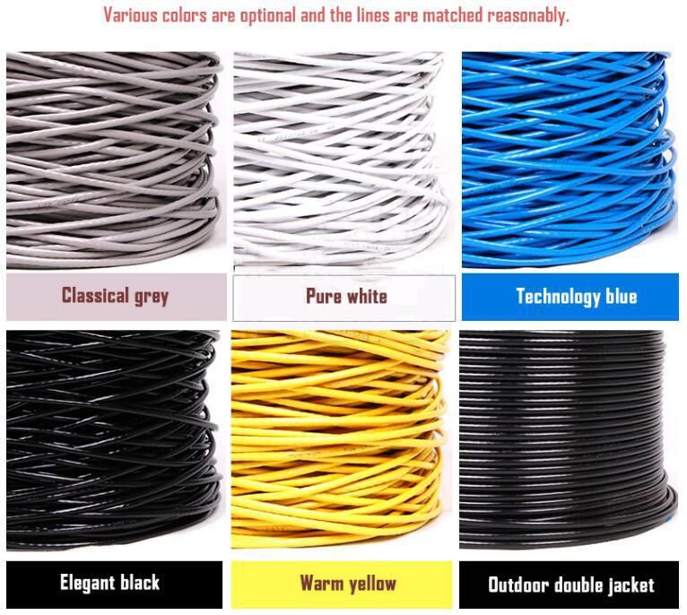 305m 4 Pair Ethernet LAN Cable Cat 6 UTP 0.5 CCA CAT6 Erethernet LAN Cable CAT6 Cable
