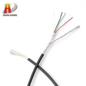 UL 2725 28AWG Cable Braid Shield Charging Cable PVC Insulated Control Power Wire Electronic Copper Fit Electronic Cables