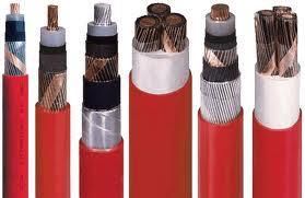 Medium Voltage Red PVC Jacket Power Cable