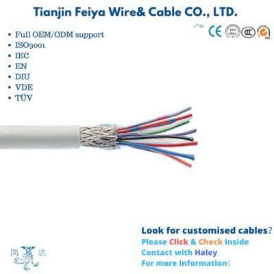 PVC Building Wire Liycy 24X0.5 /24X1.5 Special PVC Insulation and Jacket Control Cable