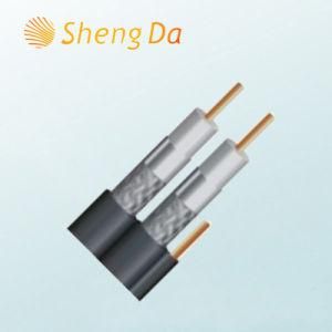 Digital RF Communication Drop Coaxial RG6 Quad Shield Cable