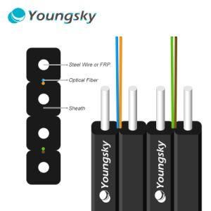 4 Core Fiber Optic Cable Drop Cable FTTH Single Mode