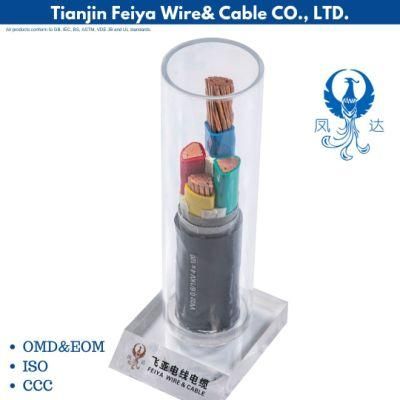 VV-22 Copper Conductor PVC Sheath &amp; Insulation Steel Tape Armored Power Cable