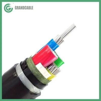 Armoured Electrical Aluminum Cable Al/XLPE/STA/PVC 0.6/1kV IEC 60502-1