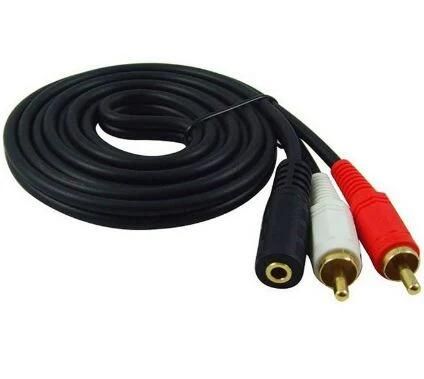 Audio Video Cable RCA Cable 2RCA to 3.5 Stereo for DVD Player