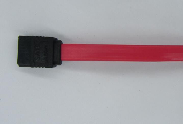SATA Cable, 7p SATA Two Sides, Right Angle Version