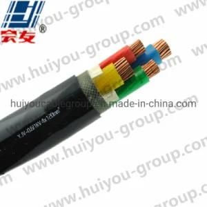 Yjv Power Cable with XLPE Insulated and PVC Sheathed for 600V/1000V Low Voltage Power Cable
