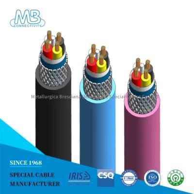 PE Filling Material Fire Resistant Cables with Green or Customized Color
