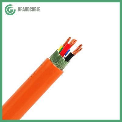 50mm2 PVC Circular 4C+E V-90 insulated 5V-90 PVC sheathed to AS/NZS 5000 0.6/1kV Orange Underground Cable